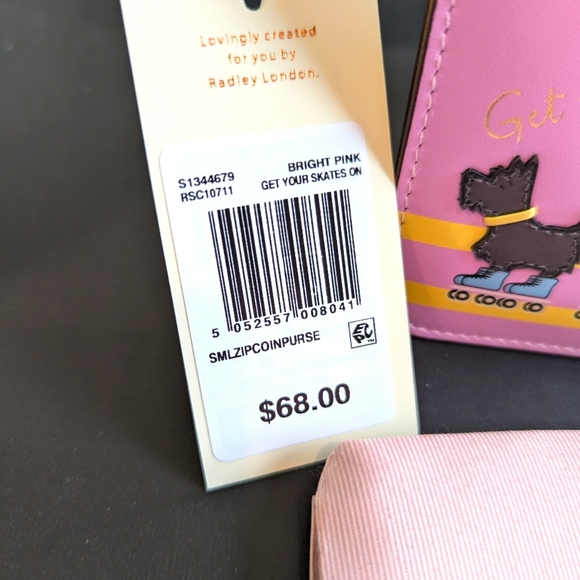 NWT RADLEY LONDON "Get You Skates On" Coin Purse - Picture 6 of 7